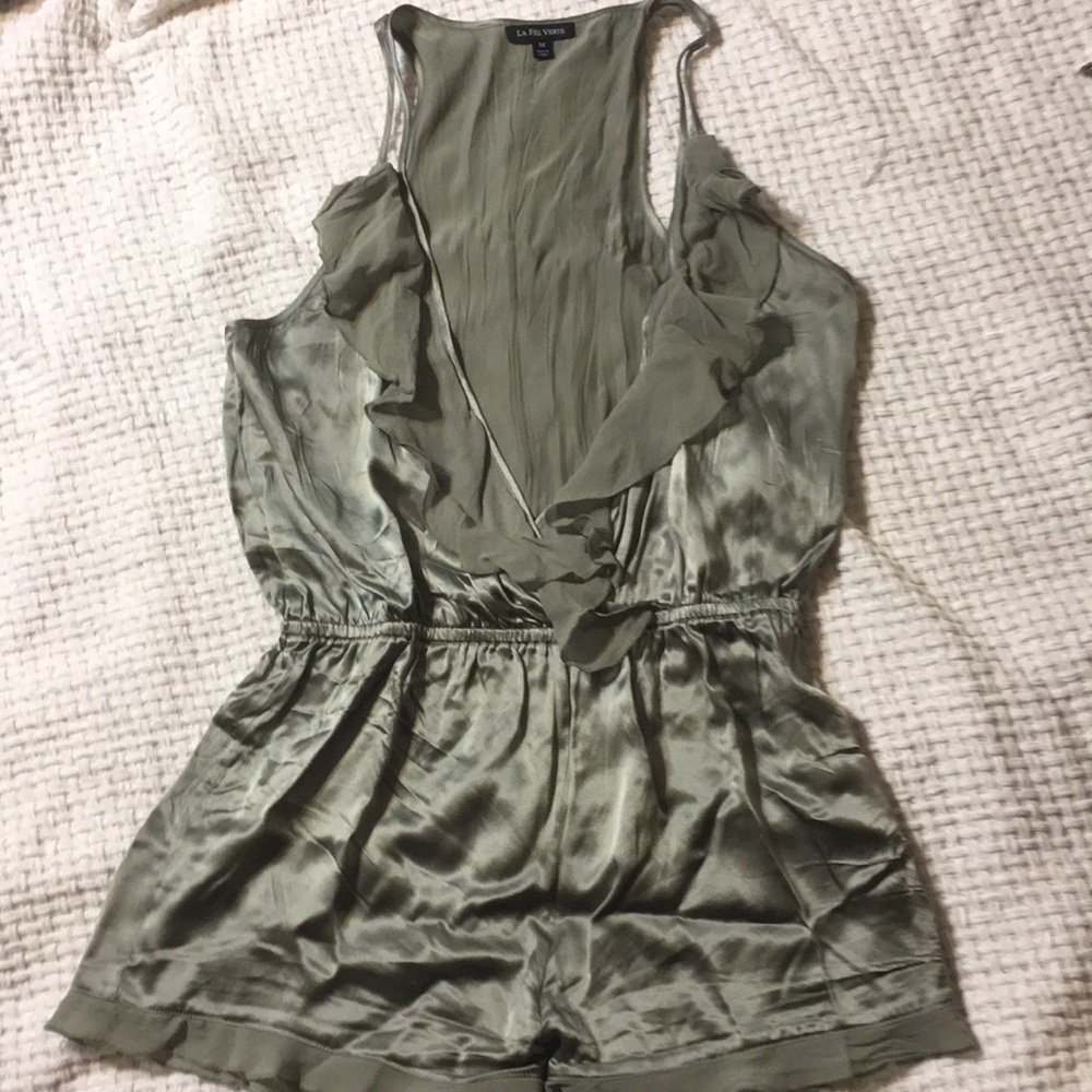 La Fée Verte racer back sleep romper